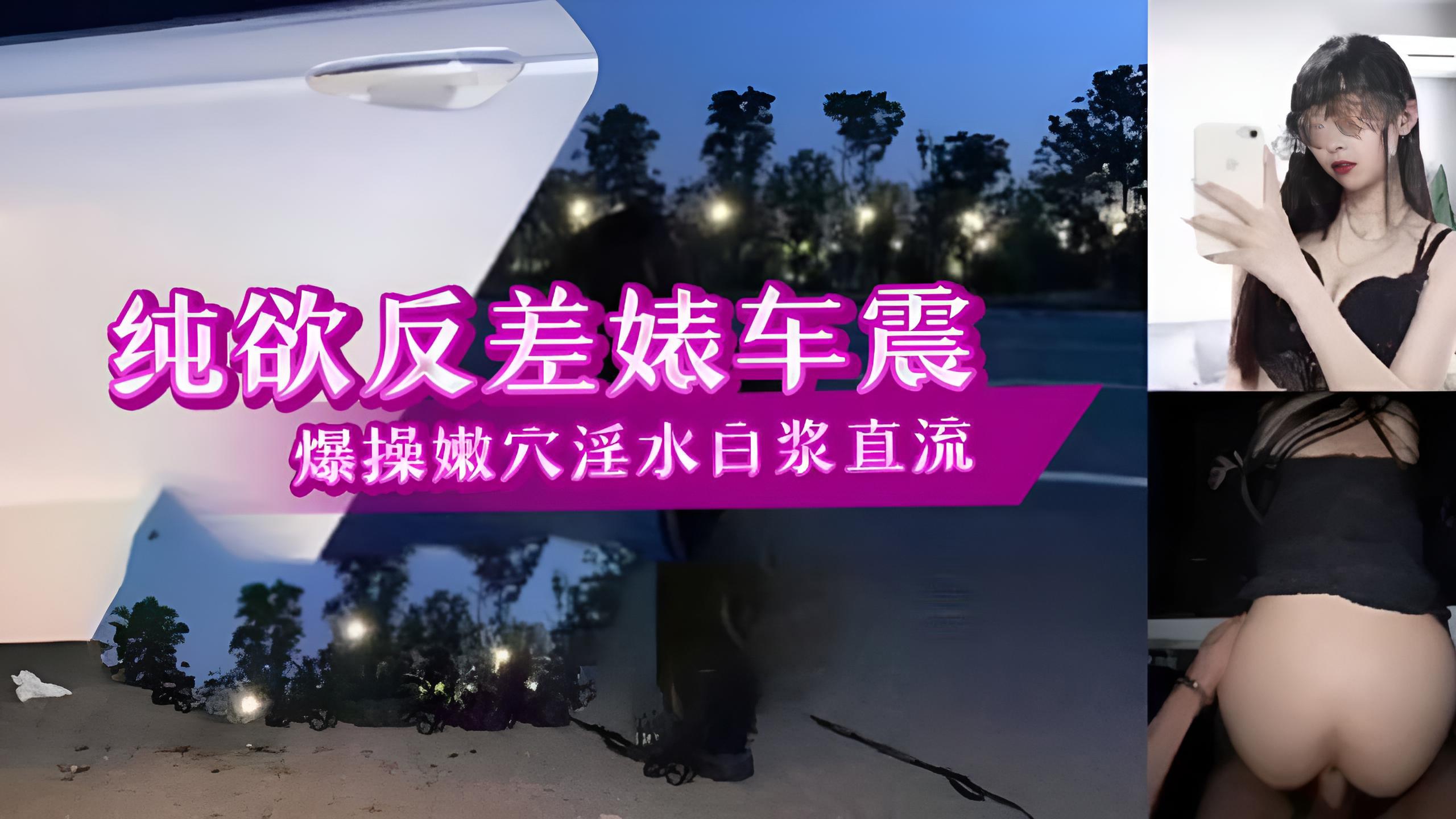 纯欲反差婊激情车震爆操嫩穴淫水白浆直流
